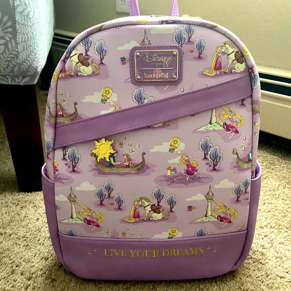 Loungefly Tangled Mini Backpack *New With Tags*